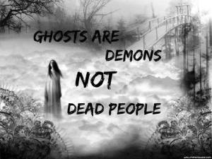 demons and ghosts